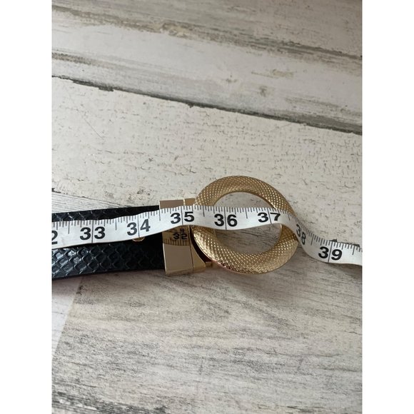 Anne Klein black and gold tone and Chico’s gold iridescent gold tone belt - Picture 10 of 10